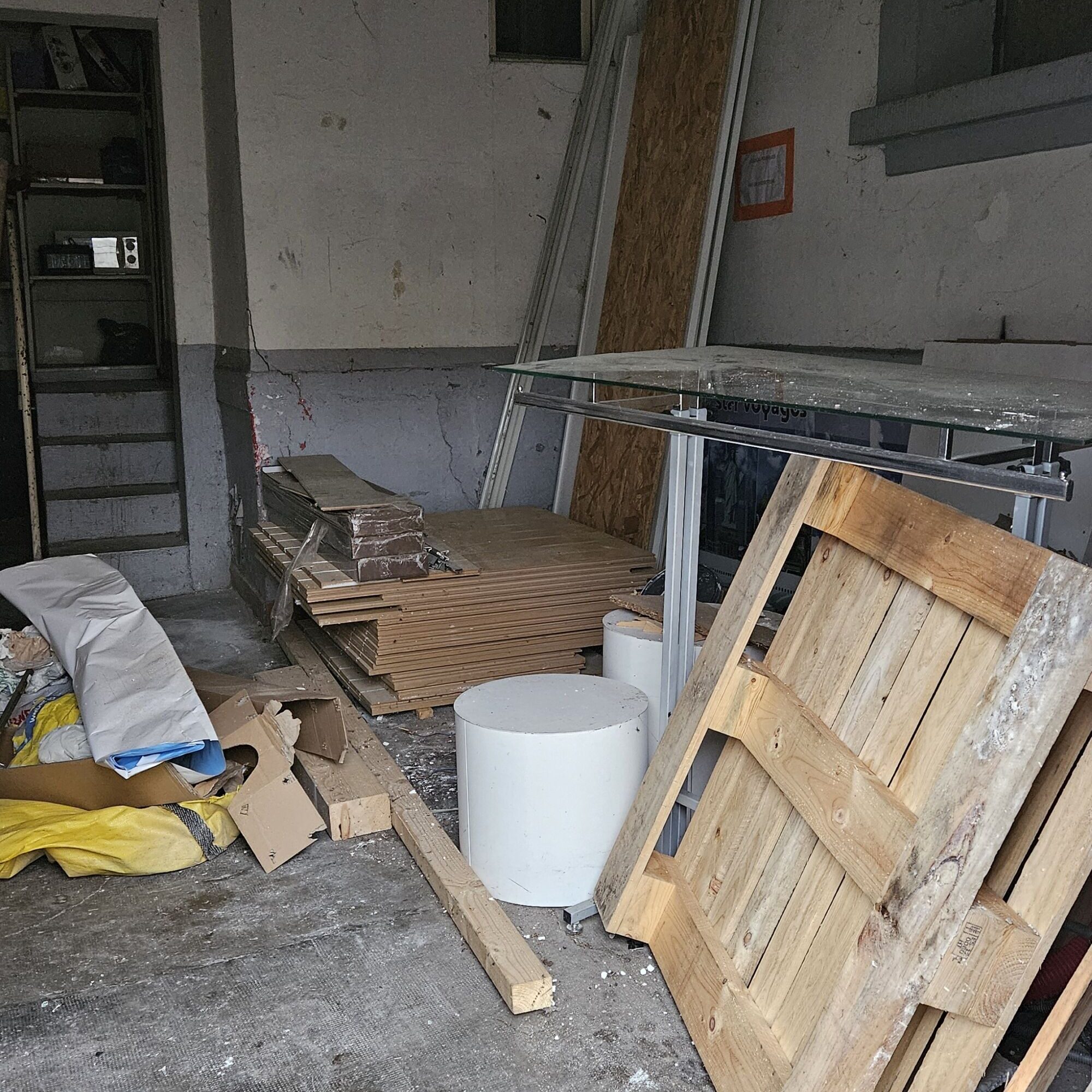 Nettoyage et vidage d&#8217;un garage Pfastatt
